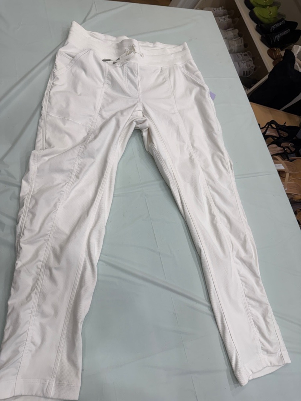 lululemon athletica White Capris/Leggings